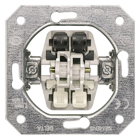 Siemens DELTA Serienschalter 10A 250V Unterputz 70x70x32mm 5TA2155