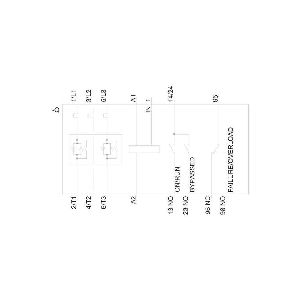 Siemens SIRIUS Sanftstarter 3RW40361BB04 S2 45A 22kW 200-480V 24V AC/DC Schrauban... SIEMENS-3RW40361BB04 4011209691827 (Abb. 3)