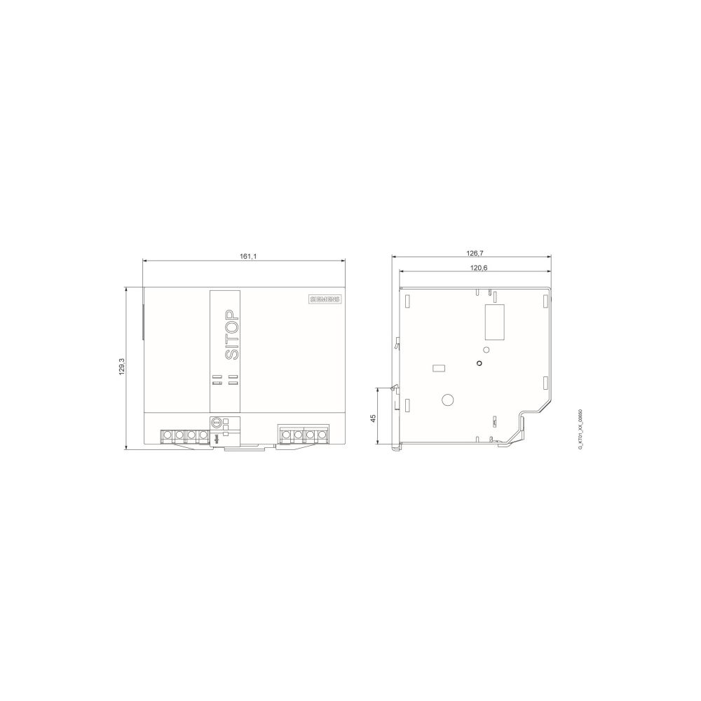 Siemens SITOP modular 20 Laststromversorgung 24V 20A 480W IP20 160x125x125mm 6EP1... SIEMENS-6EP14363BA00 4025515150602 (Abb. 2)