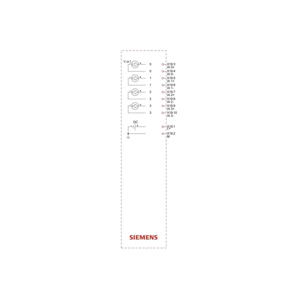 Siemens SIMATIC SB 1231 Analog-Eingabemodul 4 Eingänge 13 Bit 62x15x63mm 6ES7... SIEMENS-6ES72314HD500XB0 4034106035945 (Abb. 3)