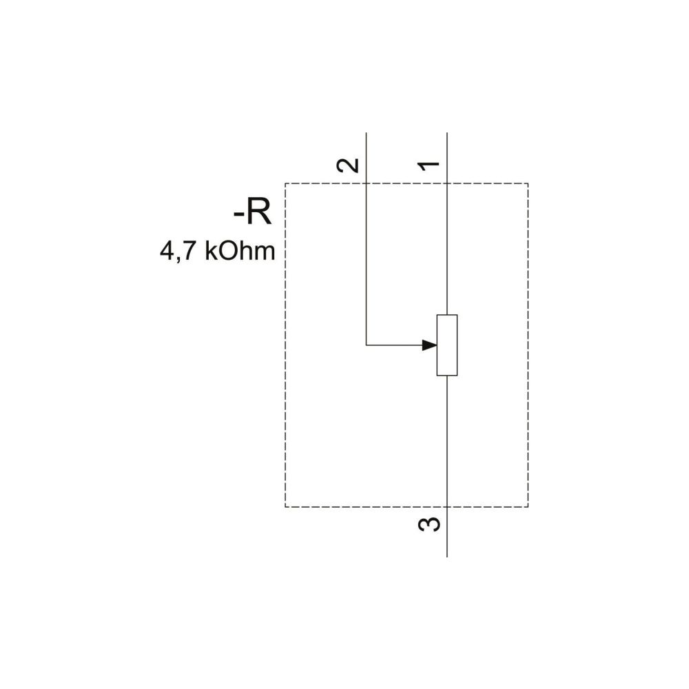 Siemens Potentiometer 4700 Ohm 1W 22,3mm rund mit Schraubanschluss 3SU1200-2P... SIEMENS-3SU12002PR101AA0 4011209954038 (Abb. 3)