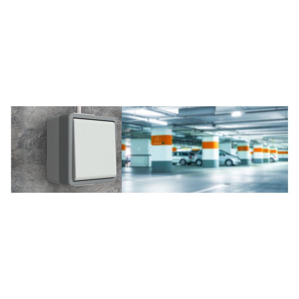 Siemens Kombi Taster IP44 16A/10A 250V 151x66x54mm Lichtgrau 5TD4811... SIEMENS-5TD4811 4001869040615 (Abb. 2)