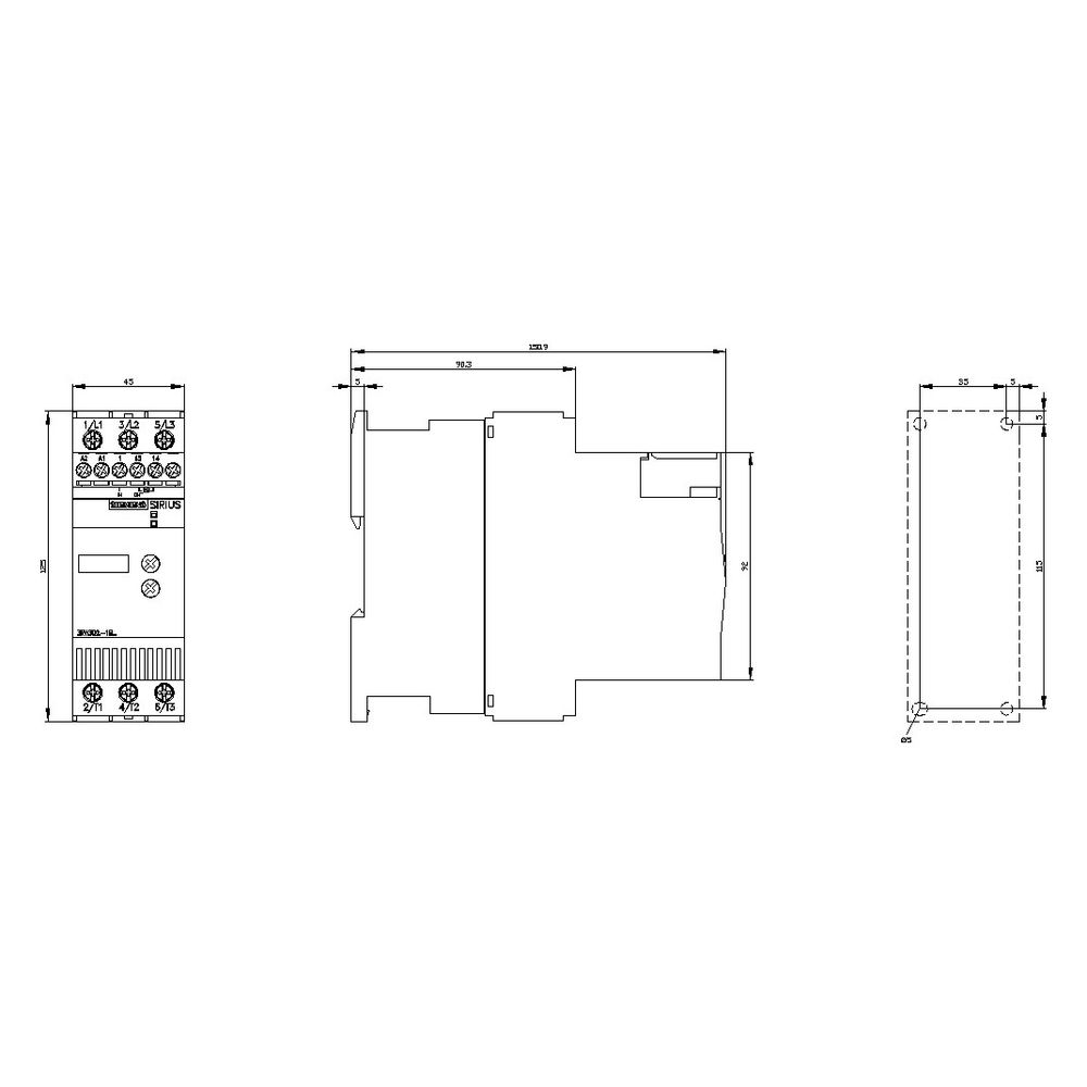 Siemens Sanftstarter SIRIUS 3RW3027-1BB14 S0 32A 15kW 200-480V 110-230VAC/DC IP20... SIEMENS-3RW30271BB14 4011209719453 (Abb. 7)