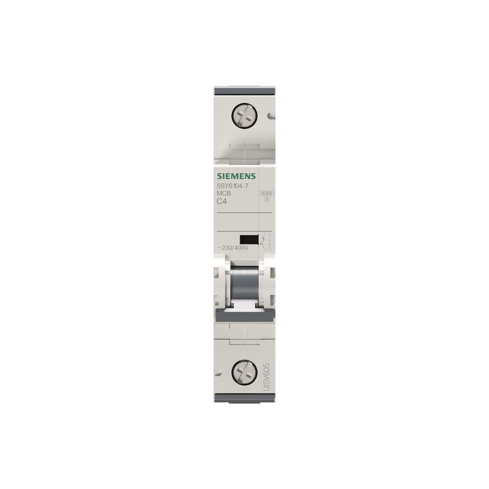 Siemens Leitungsschutzschalter SENTRON 5SY6104-7 1-polig C 4A 6kA 70mm... SIEMENS-5SY61047 4001869246024 (Abb. 4)