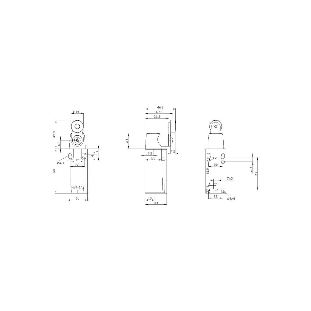 Siemens SIRIUS Positionsschalter 3SE52320HK21 Kunststoffgehäuse 31mm mit Schwenkh... SIEMENS-3SE52320HK21 4011209694392 (Abb. 3)