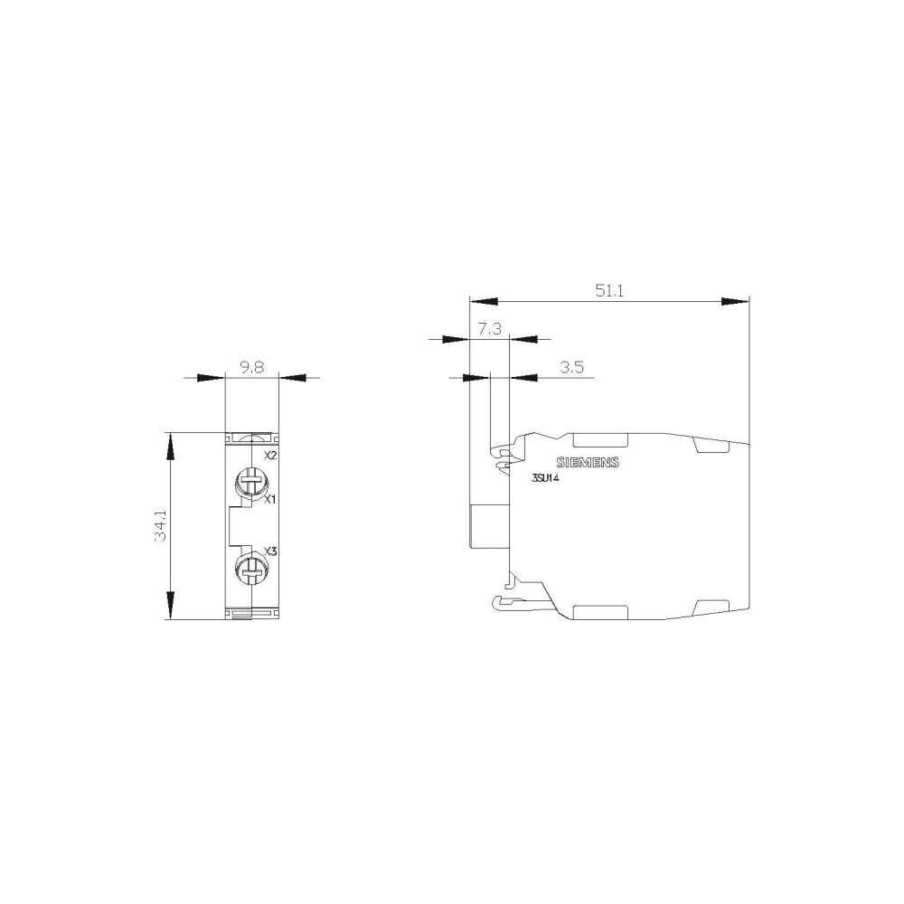 Siemens LED-Modul mit integrierter LED mehrfarbig AC/DC 24V Schraubanschluss ... SIEMENS-3SU14011BB241AA0 4047621068527 (Abb. 2)
