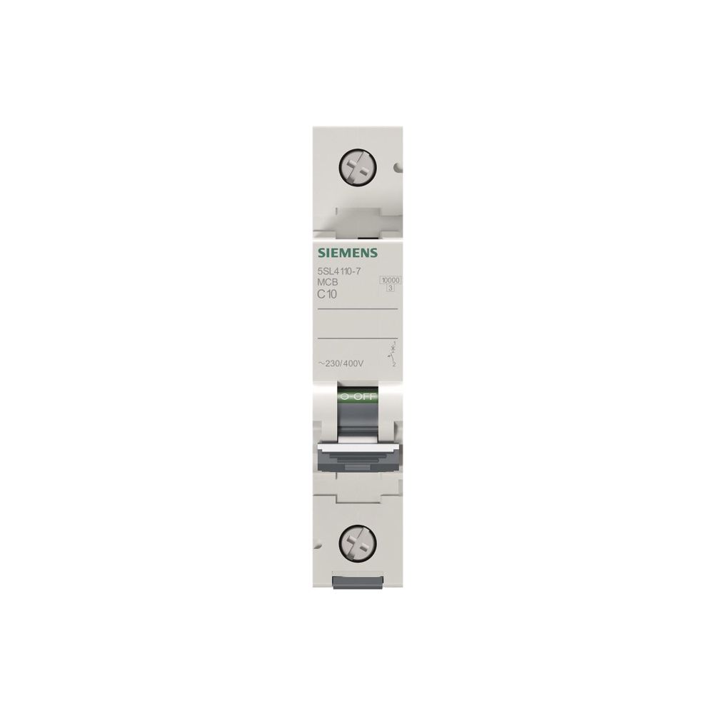 Siemens Leitungsschutzschalter 5SL4 1-polig C10A 10kA 1TE IP20 5SL4110-7... SIEMENS-5SL4110-7 4001869440156 (Abb. 3)