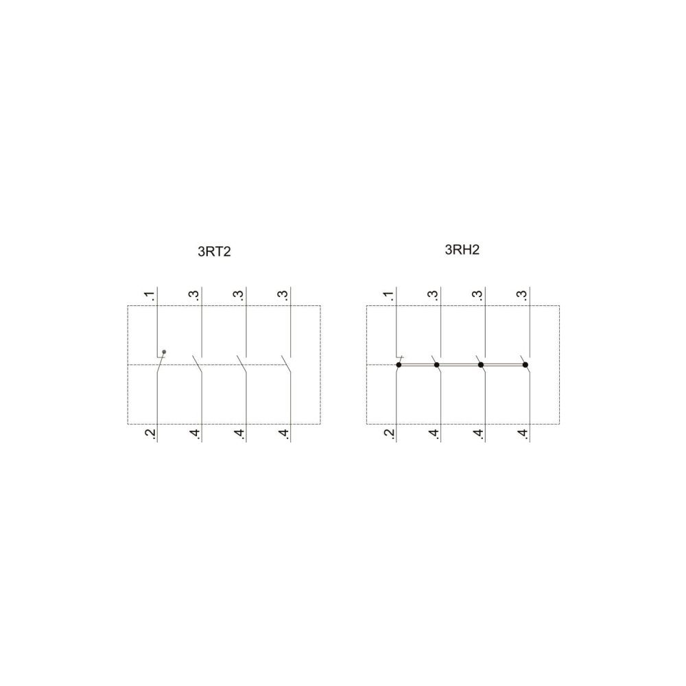 Siemens Hilfsschalterblock SIRIUS 3RH29 3S+1Ö frontseitig Federzuganschluss 3RH29... SIEMENS-3RH29112HA31 4011209829596 (Abb. 3)