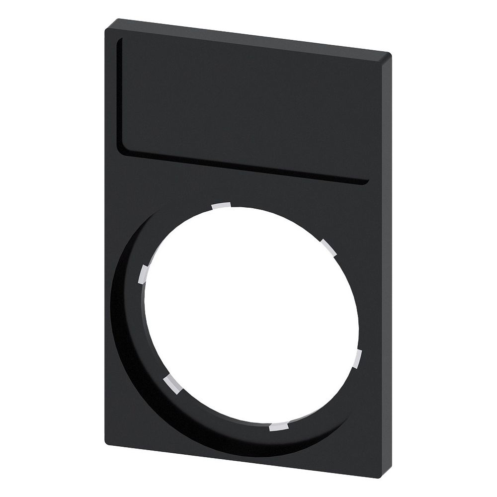 Siemens SIRIUS ACT Schildträger Rahmen 22mm 44,8x29,8mm Schwarz 3SU1900-0AN10... SIEMENS-3SU19000AN100AA0 4011209959972 (Abb. 3)