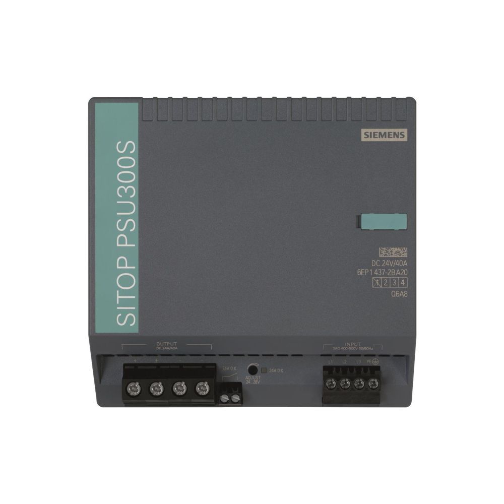 Siemens SITOP PSU300S Stromversorgung 24V 40A 960W IP20 145x145x150mm 6EP14372BA2... SIEMENS-6EP14372BA20 4025515151395 (Abb. 2)