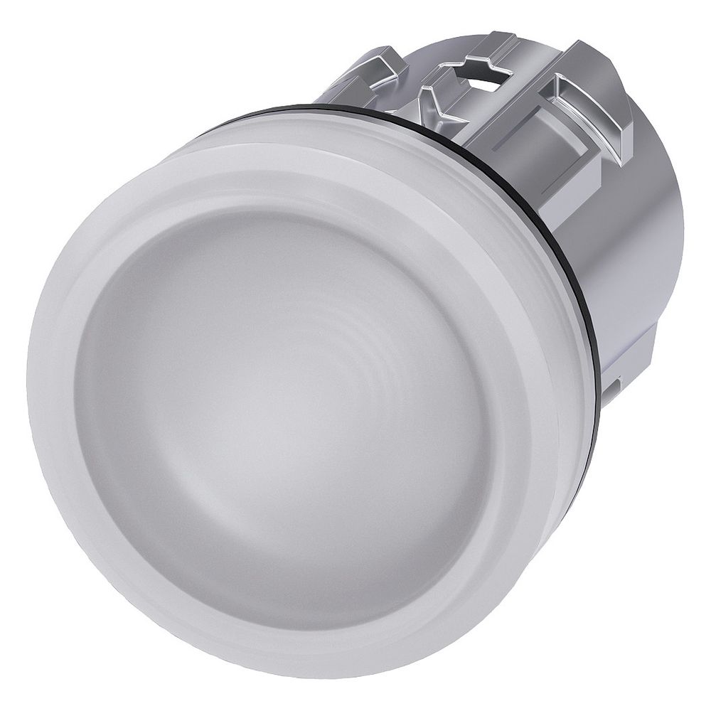 Siemens Leuchtmelder rund hoch weiß 22,3mm IP67/IP69K Kunststoff schwarz 3SU1... SIEMENS-3SU10516AA600AA0 4011209946460 (Abb. 3)