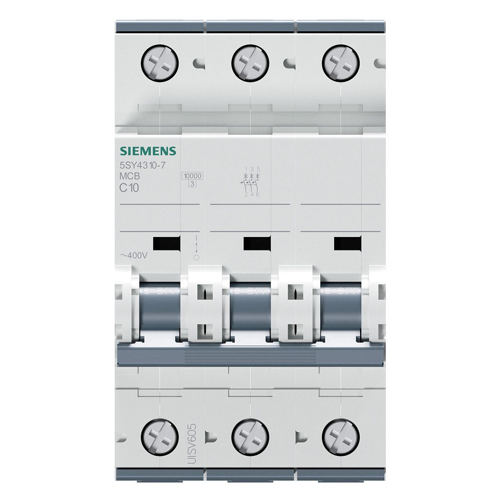 Siemens Leitungsschutzschalter Siemens, 10KA, 3-polig, C10A, 5SY4310-7... SIEMENS-5SY43107 4001869181936 (Abb. 11)