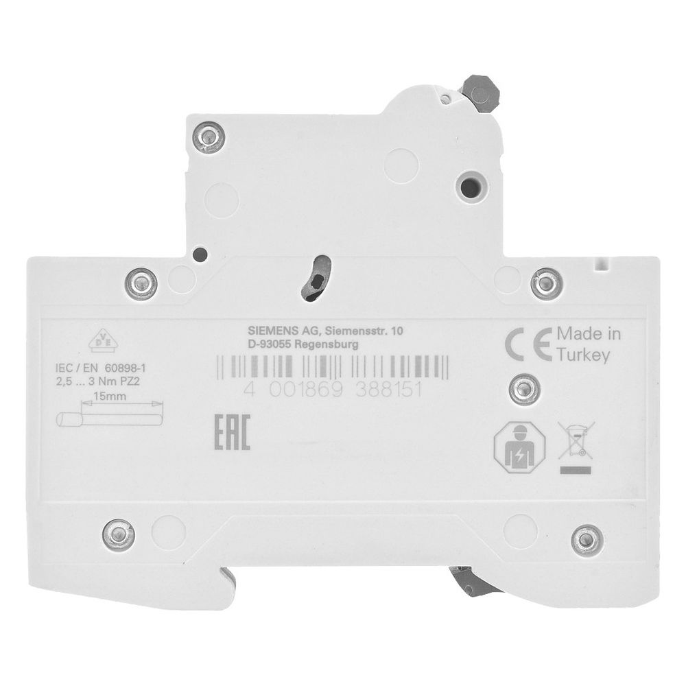 Siemens SENTRON 5SL61047 Leitungsschutzschalter 1-polig C 4A 6kA 230/400V... SIEMENS-5SL61047 4001869388151 (Abb. 13)