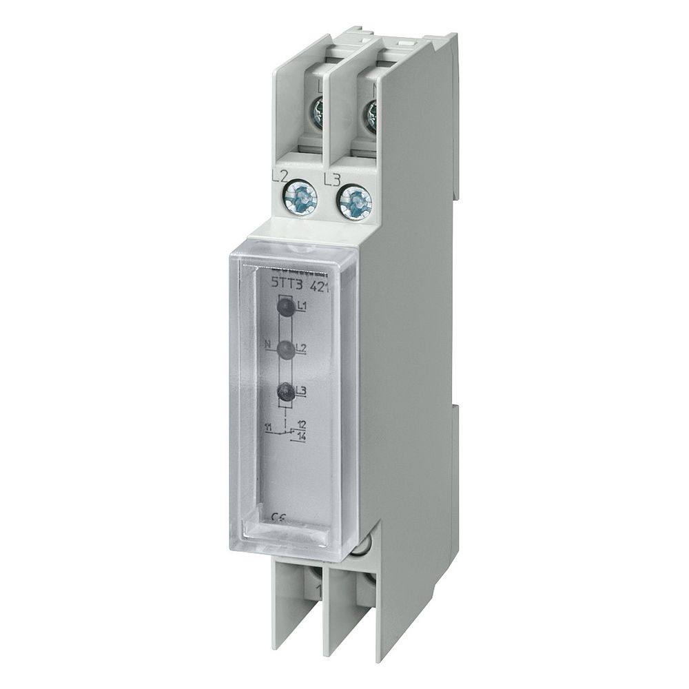 Siemens 5TT3421 Phasenwächter 1 Wechsler 4A 400V 18mm... SIEMENS-5TT3421 4001869155883 (Abb. 2)