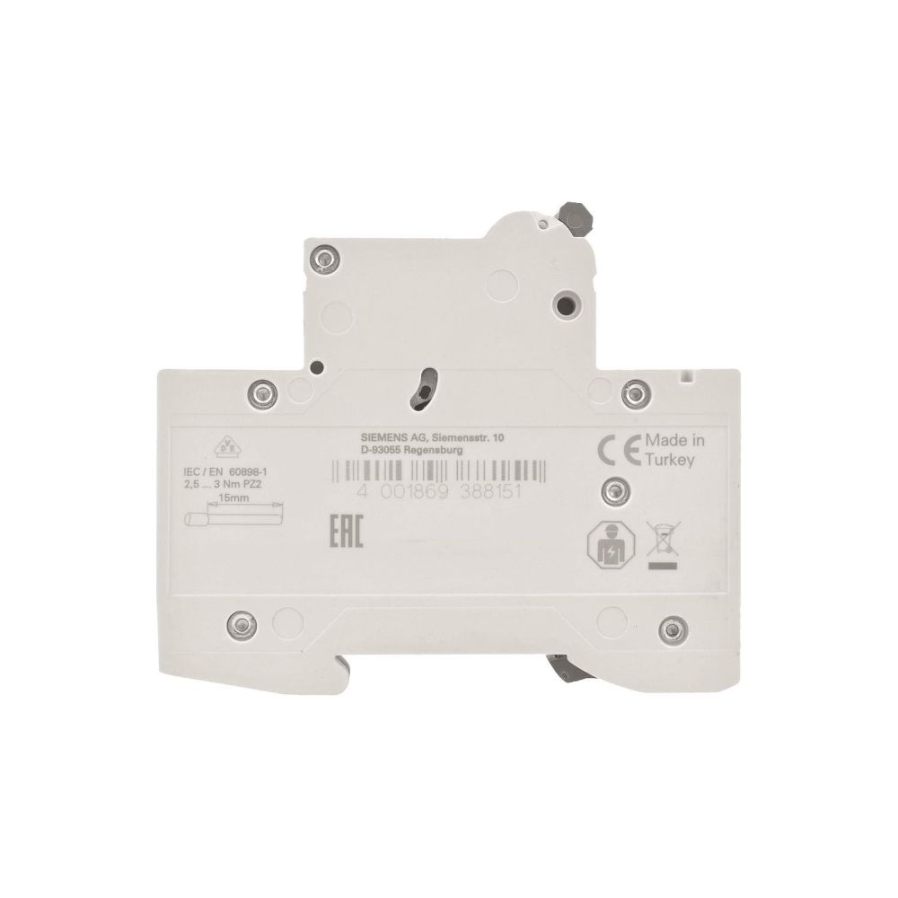 Siemens SENTRON 5SL61047 Leitungsschutzschalter 1-polig C 4A 6kA 230/400V... SIEMENS-5SL61047 4001869388151 (Abb. 3)