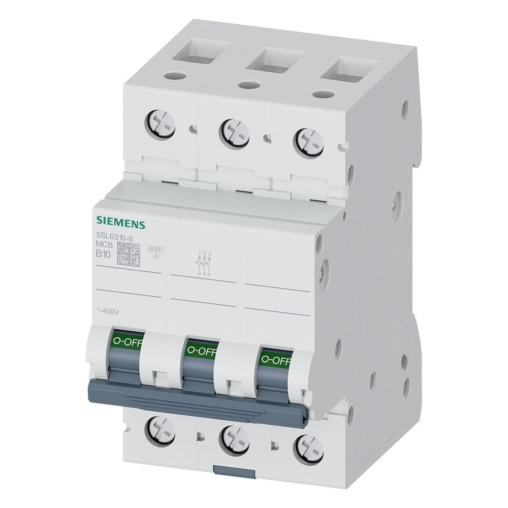 Siemens Leitungsschutzschalter 5SL6310-6 3-polig B 10A 6kA 5SL6310-6... SIEMENS-5SL63106 4001869388847 (Abb. 8)