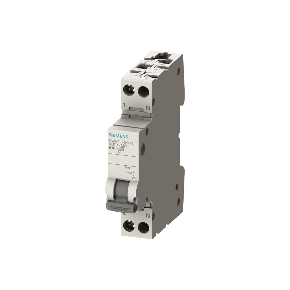 Siemens Brandschutzschalter AFDD+LS B16 2pol 230V 1TE 6kA 5SV6016-6KK16... SIEMENS-5SV60166KK16 4001869564999 (Abb. 2)