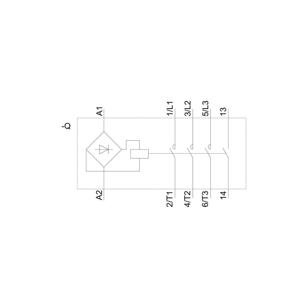 Siemens Motorschütz 3TG10100AL2 4kW 230V AC 3 Schließer 1 Hilfskontakt Schraubansc... SIEMENS-3TG10100AL2 4011209045040 (Abb. 3)