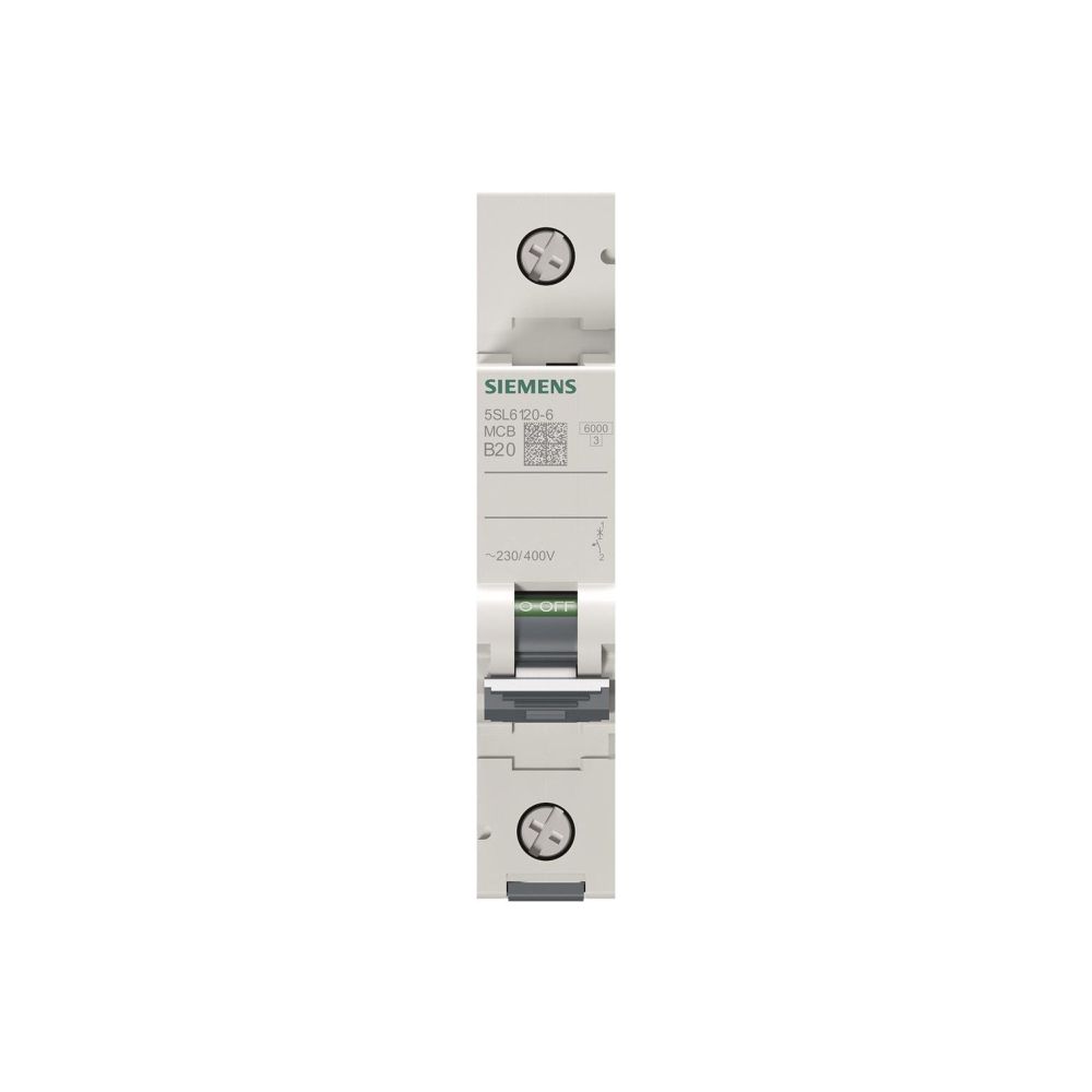 Siemens Leitungsschutzschalter 5SL6120-6 1-polig B 20A 6kA 1TE... SIEMENS-5SL61206 4001869388311 (Abb. 3)