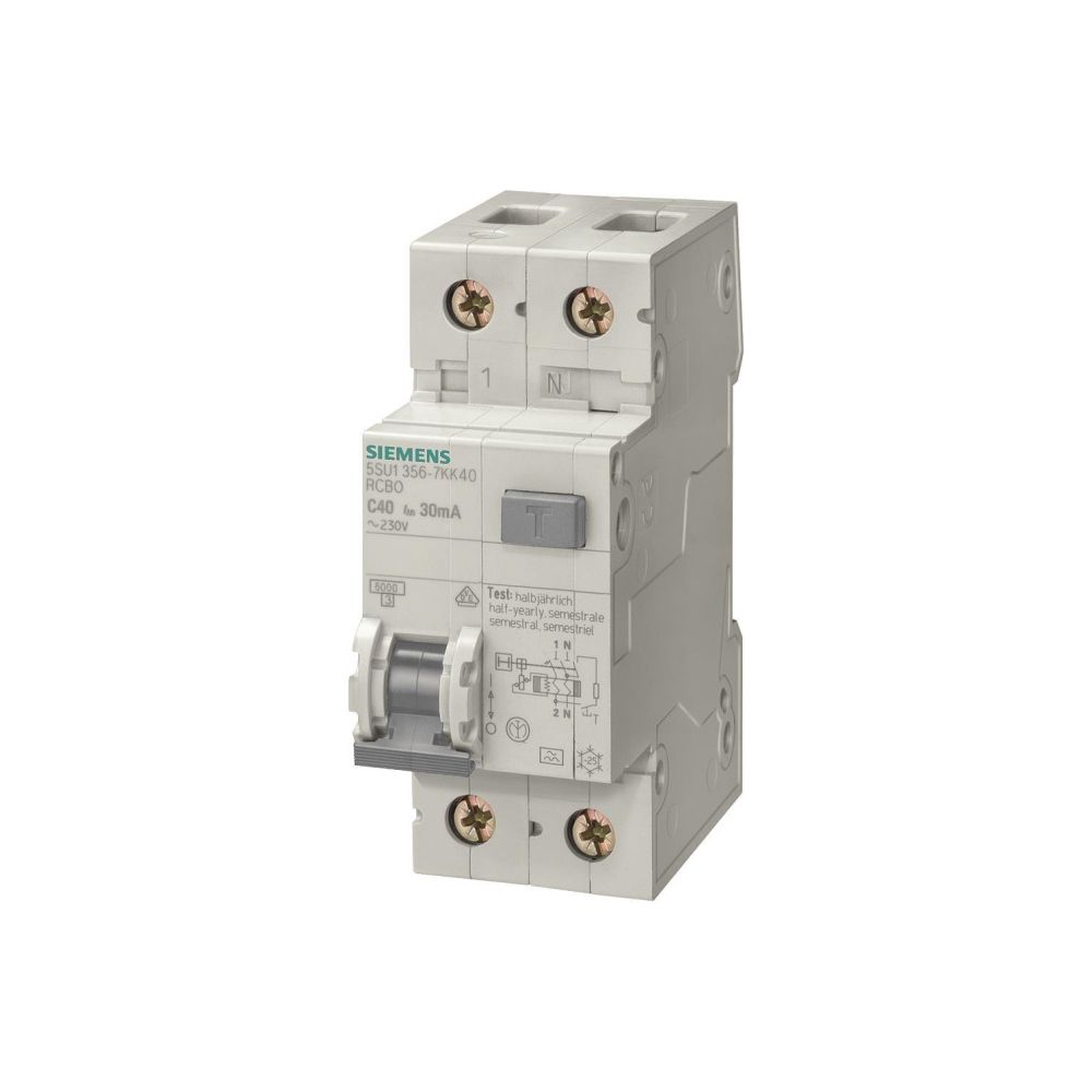 Siemens 5SU13567KK10 FI-/Leitungsschutz- einrichtung TypA T70mm 30mA 6kA C 10A... SIEMENS-5SU13567KK10 4001869306797 (Abb. 2)