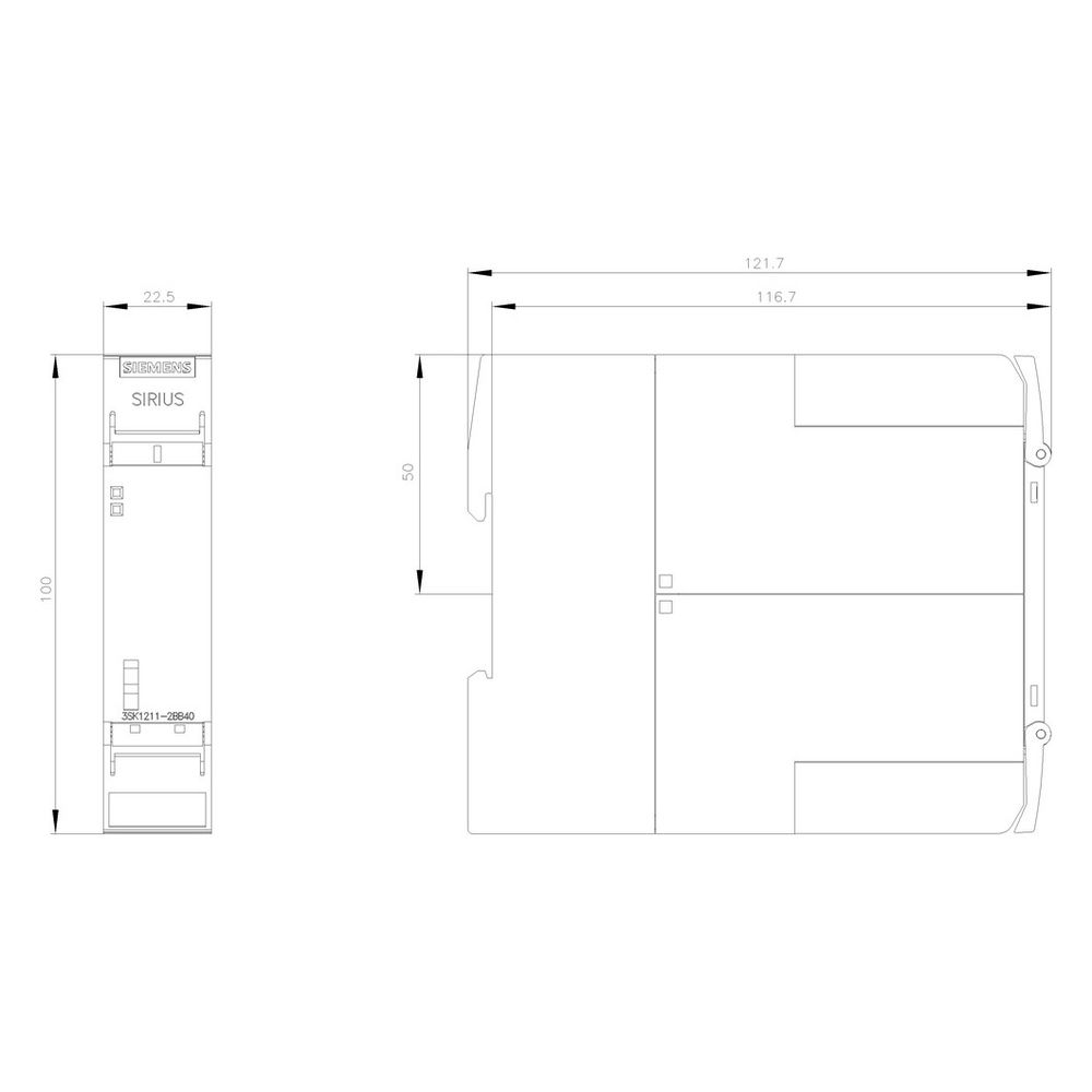 Siemens SIRIUS 3SK1211-2BB40 Ausgangserweiterung 24V DC Federzuganschluss 22,5x10... SIEMENS-3SK12112BB40 4011209913783 (Abb. 9)