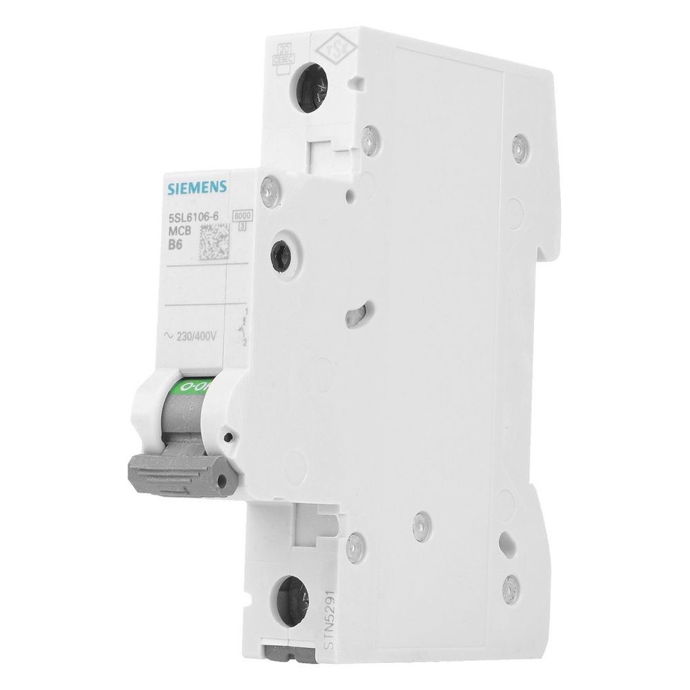 Siemens Sicherungsautomat 5SL6106-6 1-polig B 6A 6kA 230/400V... SIEMENS-5SL61066 4001869388274 (Abb. 12)