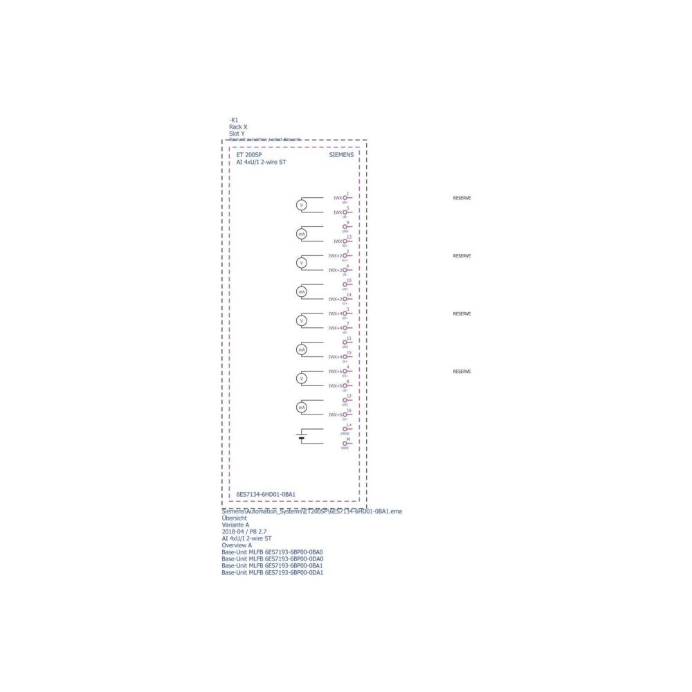 Siemens SIMATIC ET 200SP Analoges Eingangsmodul 4 Eingänge 16 Bit 15x73x58mm ... SIEMENS-6ES71346HD010BA1 4047623409236 (Abb. 4)