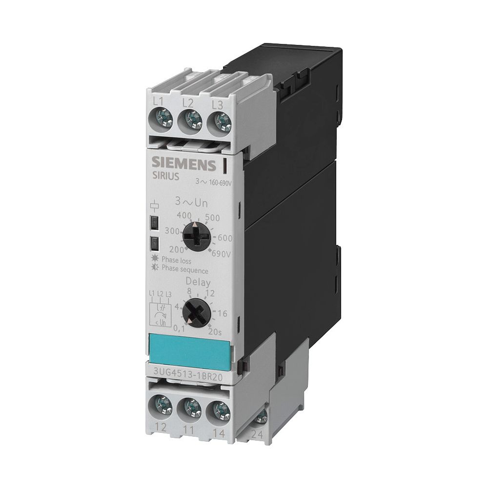 Siemens Überwachungsrelais 3UG4513-1BR20 2 Wechsler 160-690V AC Schraubanschluss ... SIEMENS-3UG45131BR20 4011209642263 (Abb. 3)