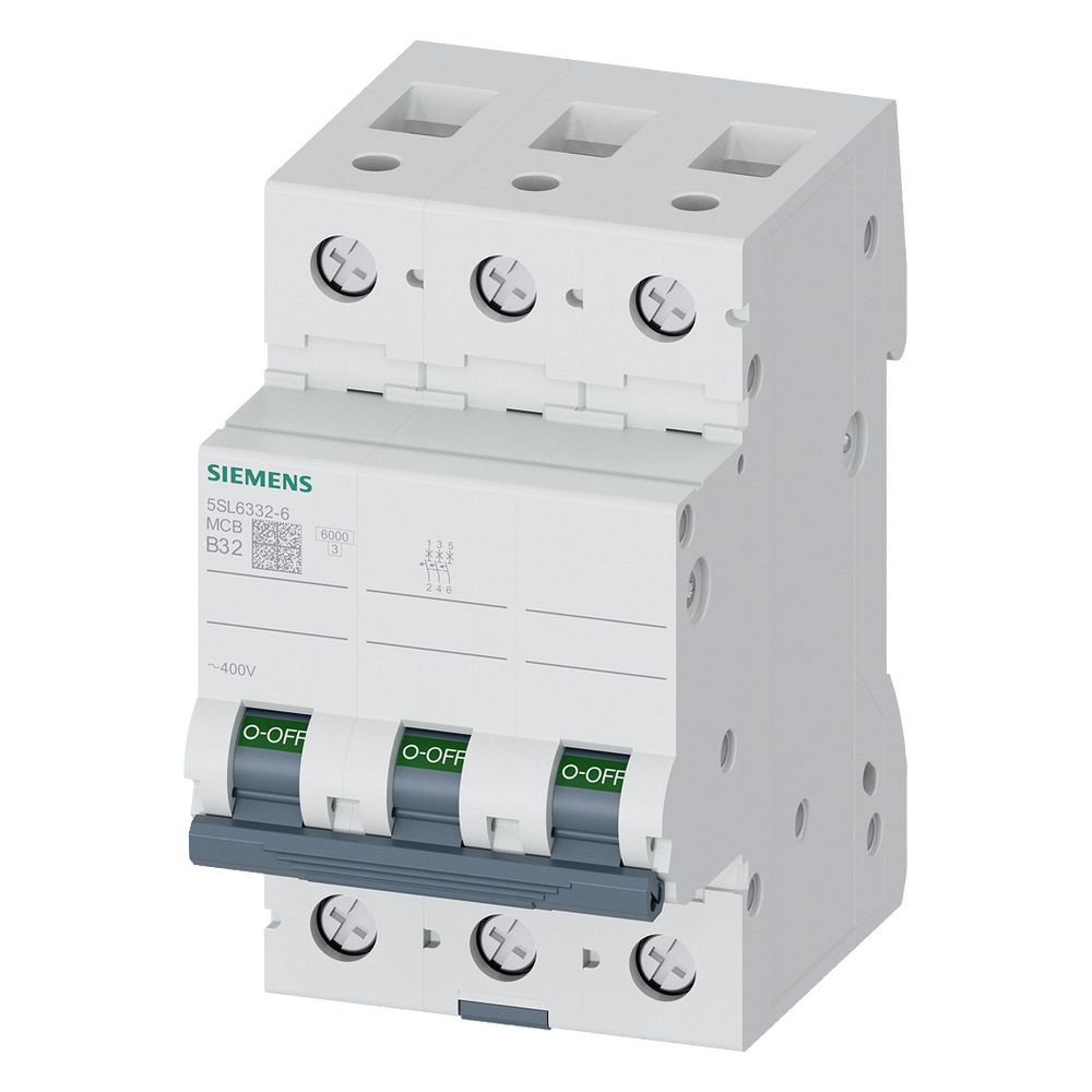 Siemens Leitungsschutzschalter 5SL6332-6 3-polig B 32A 6kA 400V... SIEMENS-5SL63326 4001869388892 (Abb. 10)