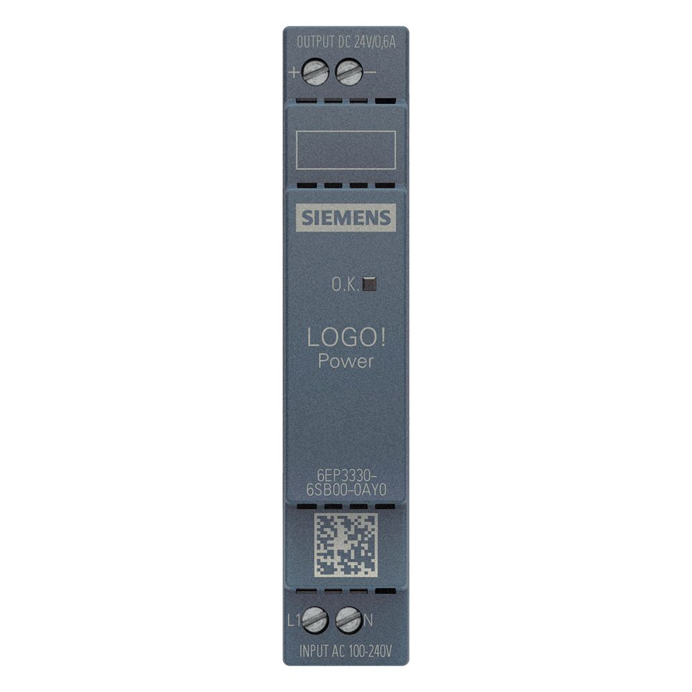 Siemens LOGO!Power Stromversorgung 24V 0,6A 14,4W IP20 90x18x53mm 6EP33306SB0... SIEMENS-6EP33306SB000AY0 4025515154877 (Abb. 7)