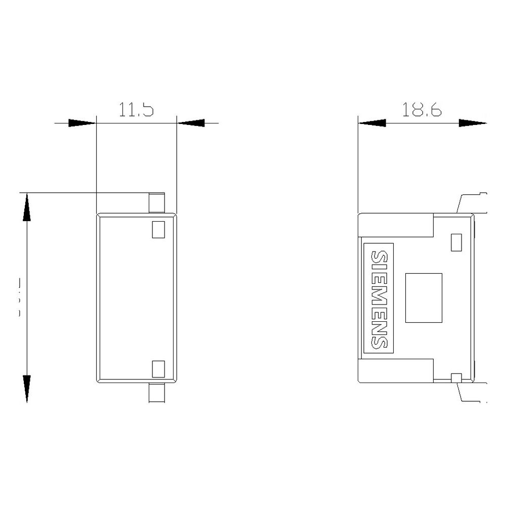 Siemens Überspannungsbegrenzer Diodenkombination DC 24V für Schütze 3RT2.2 3RT292... SIEMENS-3RT29261ER00 4011209779419 (Abb. 3)