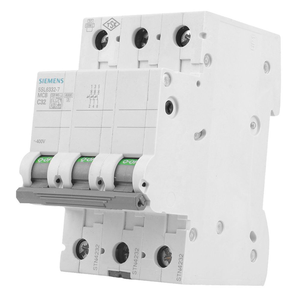 Siemens Leitungsschutzschalter 3-polig C 32A 6kA 3 TE 5SL6332-7... SIEMENS-5SL63327 4001869388793 (Abb. 13)
