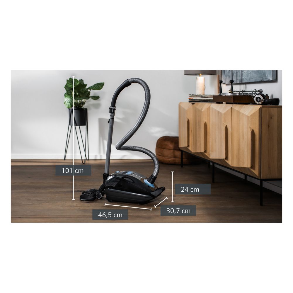 Siemens Bodenstaubsauger VSQ 5X1230 850W 4,5l 13m 70dB Schwarz 240x307x465mm... SIEMENS-VSQ5X1230 4242003607916 (Abb. 4)