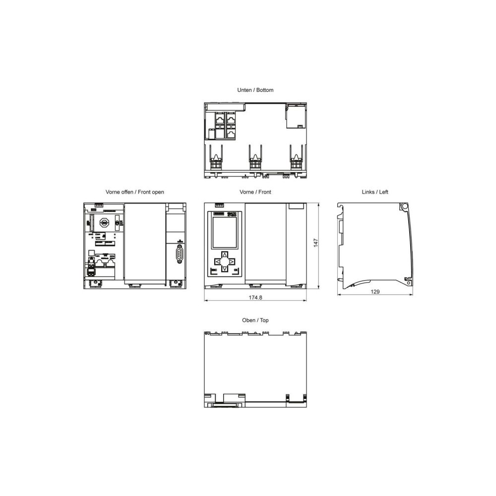 Siemens SIMATIC S7- 6ES7517-3UP00-0AB0 1500TF, CPU 1517TF-3 PN/DP,... SIEMENS-6ES75173UP000AB0 4047623406525 (Abb. 2)