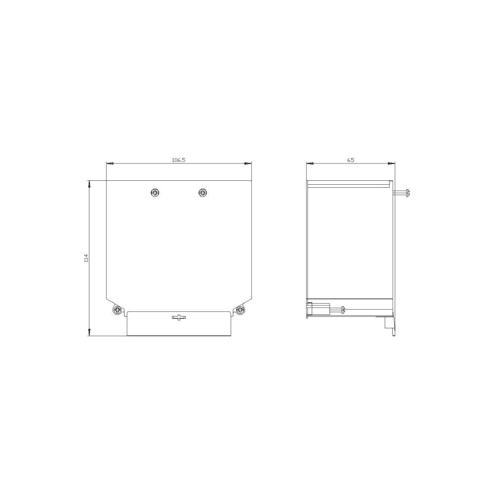 Siemens Klemmenabdeckung verbreitert 3p für 3VA Leistungsschalter 3VA9111-0WG30... SIEMENS-3VA91110WG30 4042949009672 (Abb. 2)