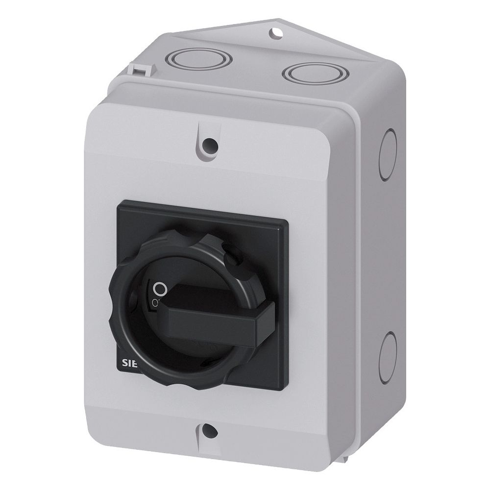 Siemens Hauptschalter 3LD20640TB51 3-polig 16A 8kW IP65 Schwarz kurzer Drehgriff ... SIEMENS-3LD20640TB51 4011209512115 (Abb. 4)