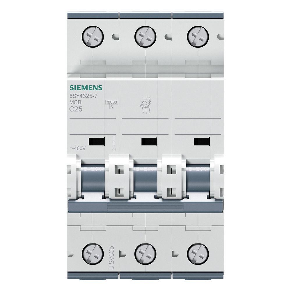 Siemens Leitungsschutzschalter 5SY4 3-polig C 25A 10kA 5SY4325-7... SIEMENS-5SY43257 4001869181974 (Abb. 11)