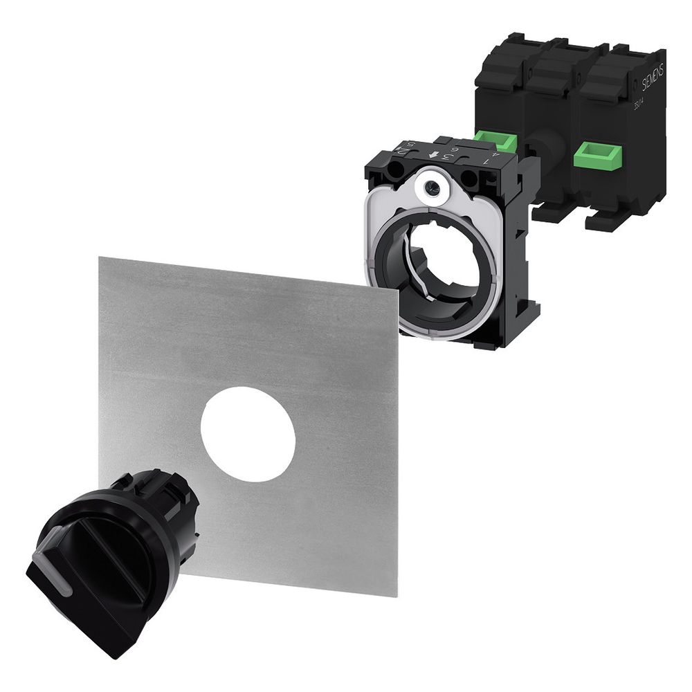 Siemens Knebelschalter 3SU1002-2BL10-0AA0 beleuchtbar 3 Schaltstellungen 22,3... SIEMENS-3SU10022BL100AA0 4047621016542 (Abb. 8)