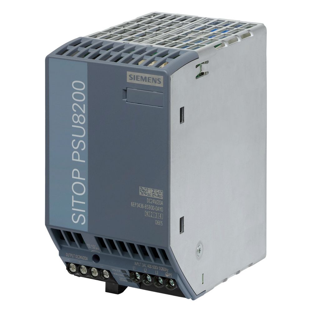 Siemens SITOP PSU8200 Stromversorgung 24V 20A 480W IP20 Schraubanschluss 125x... SIEMENS-6EP34368SB000AY0 4025515154440 (Abb. 5)