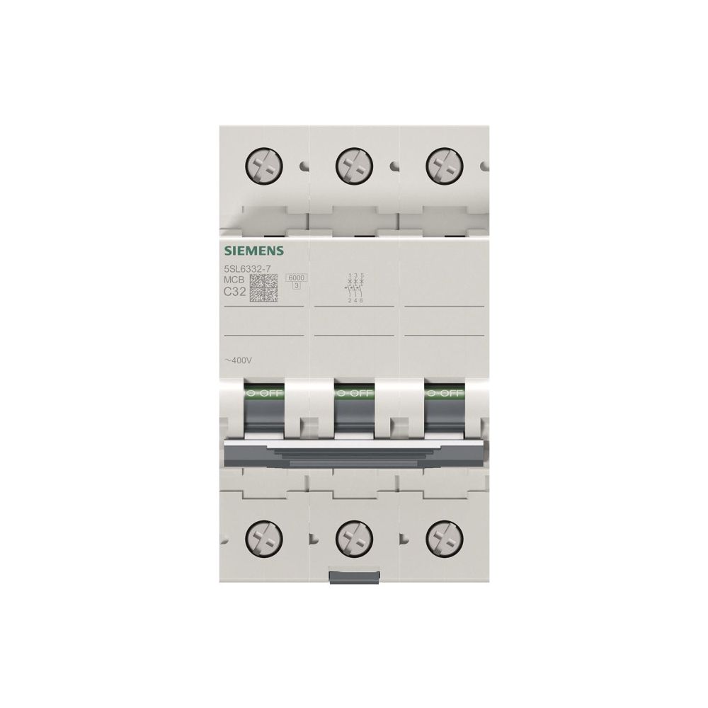 Siemens Leitungsschutzschalter 3-polig C 32A 6kA 3 TE 5SL6332-7... SIEMENS-5SL63327 4001869388793 (Abb. 3)