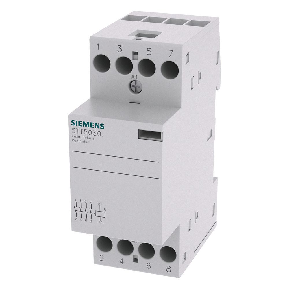 Siemens Insta Schütz 5TT58300 4 Schließer 25A 230V AC 2TE IP20 5TT5830-0... SIEMENS-5TT58300 4001869343969 (Abb. 7)