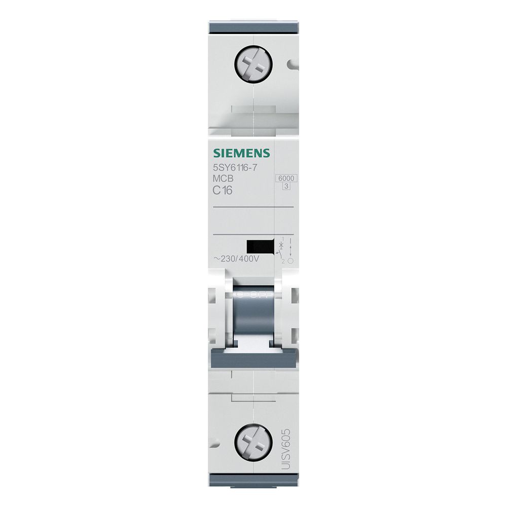 Siemens Sicherungsautomat 5SY6116-7 1-polig C 16A 6kA 230/400V IP20... SIEMENS-5SY61167 4001869246079 (Abb. 13)