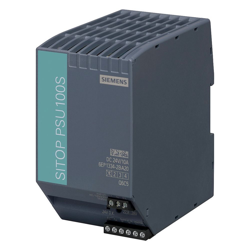 Siemens SITOP PSU100S Stromversorgung 24V 10A 288W 125x70x120mm IP20 Schraubansch... SIEMENS-6EP13342BA20 4025515153498 (Abb. 6)