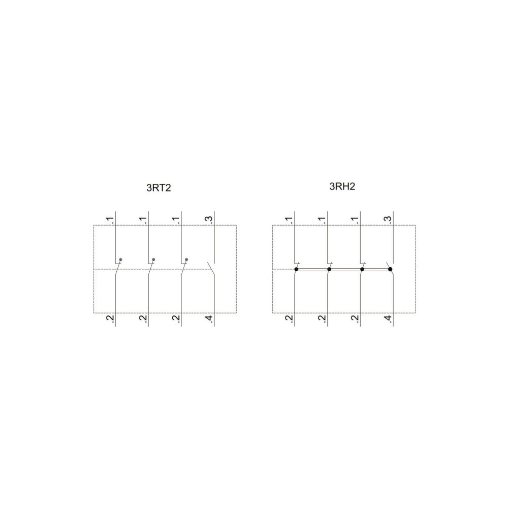 Siemens Hilfsschalterblock 1 Schließer 3 Öffner Baugröße S00-S3 Schraubanschluss ... SIEMENS-3RH29111HA13 4011209829343 (Abb. 4)