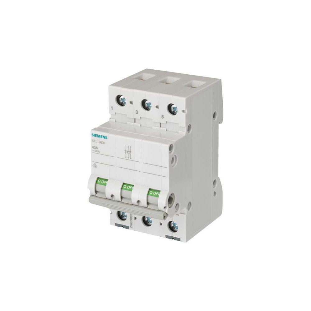 Siemens Ausschalter 5TL13800 3-polig 80A 440V 3 TE Einbautiefe 70mm... SIEMENS-5TL13800 4001869468969 (Abb. 3)