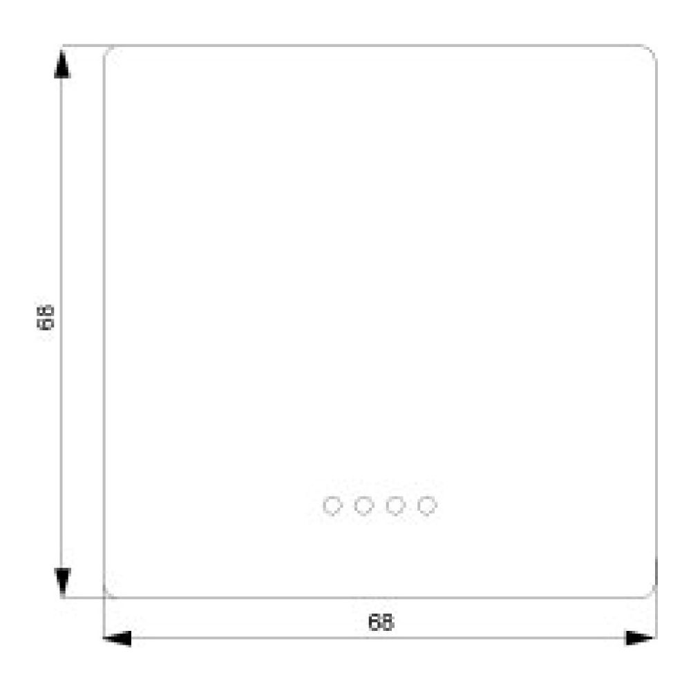 Siemens DELTA style Wippe mit Fenster Titanweiß 68x68mm 5TG7140... SIEMENS-5TG7140 4001869218984 (Abb. 5)