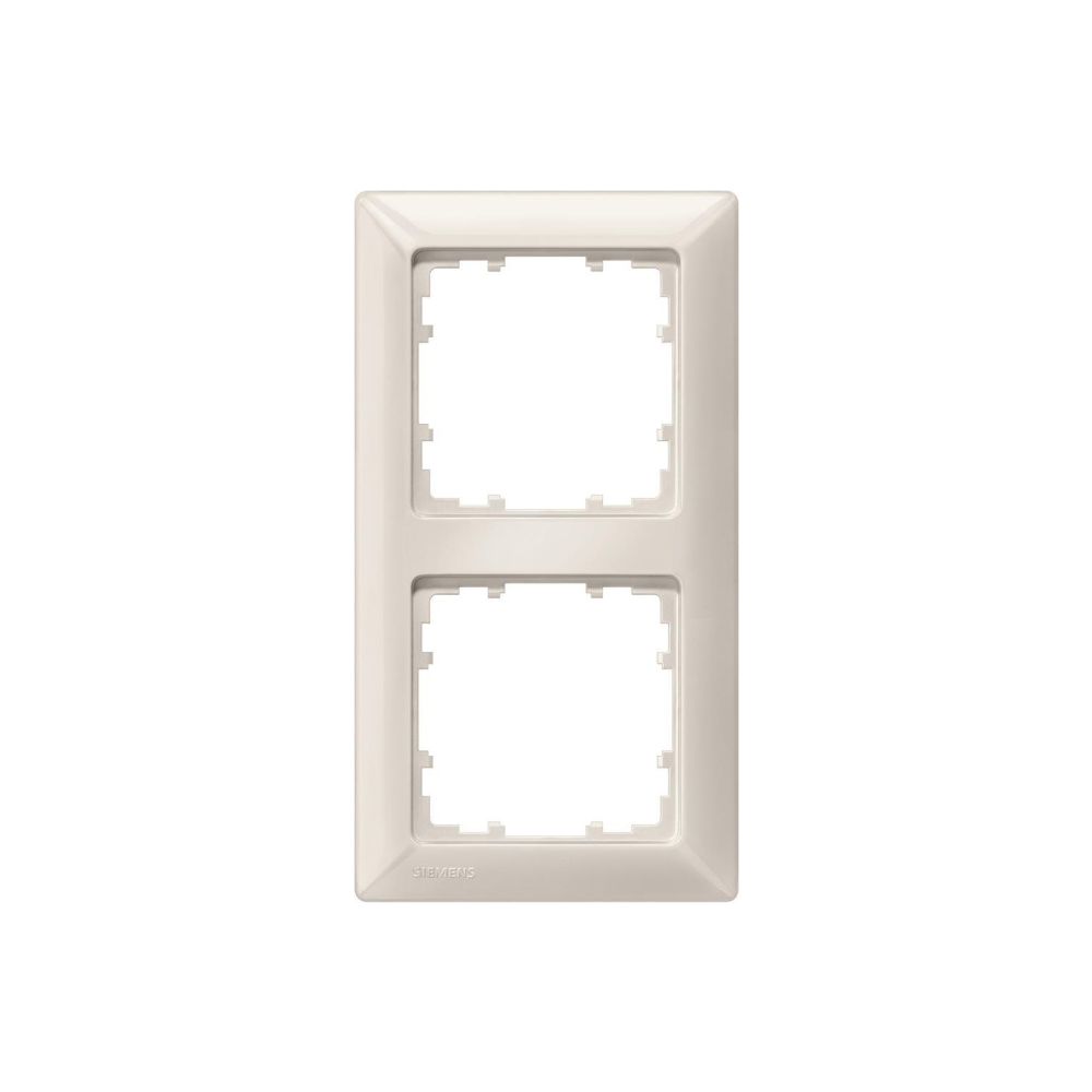 Siemens DELTA line Rahmen 2fach 151x80mm Titanweiß IP20 Thermoplast 5TG25520... SIEMENS-5TG25520 4001869270357 (Abb. 2)