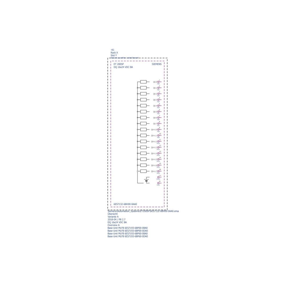 Siemens ET 200SP Digitales Ausgangsmodul DQ 16x24VDC/0,5A ST 15x73x58mm IP20 ... SIEMENS-6ES71326BH000AA0 4047623409397 (Abb. 3)