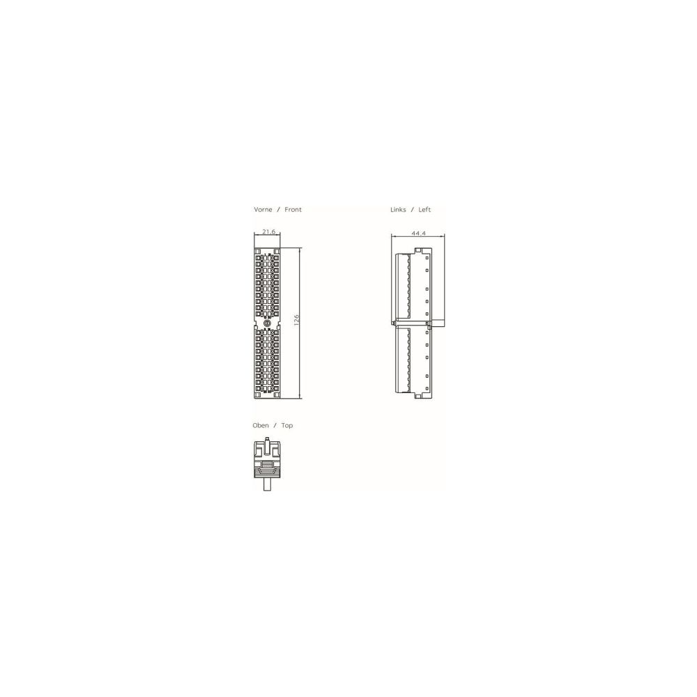 Siemens Frontstecker für Signalbaugruppen mit Federzugkontakten 6ES7392-1BM01... SIEMENS-6ES73921BM011AB0 4025515073147 (Abb. 4)