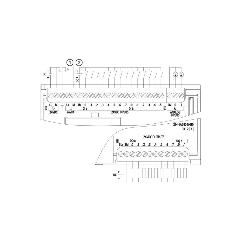 Siemens SIMATIC S7-1200 CPU 1214C Kompakt-CPU DC/DC/DC 150kB 14DI/10DO/2AI 10... SIEMENS-6ES72141AG400XB0 4047623402787 (Abb. 3)